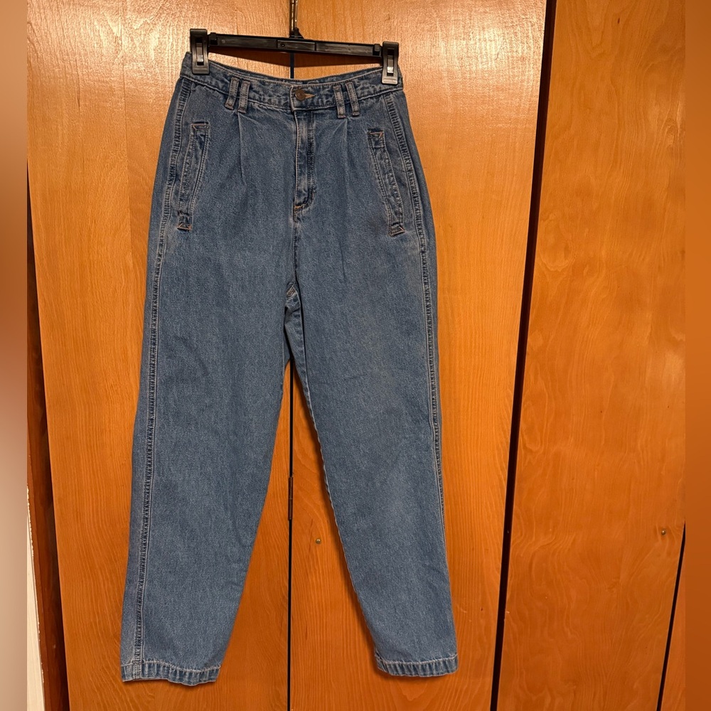 Vintage Liz Claiborne High Rise Blue Jeans 1985 Size 6 -24" waist